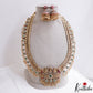 Grand Two-in-one Reversible Antique Nagas Lakshmi Motifs Jadau Haaram With Detachable Pendant LH2221