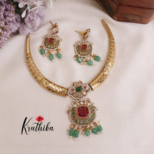 Pretty AD/Victorian Hasli Necklace Sets NC2021(Available in 2 colours)