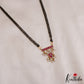 Classic Leaf Motifs Jadau Mangalsutra NC2636 (Available in 3 Colours)