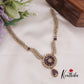 Beautiful AD Victorian Necklace with Floral Pendant Drop NC2333 (Available in 5 Colours)