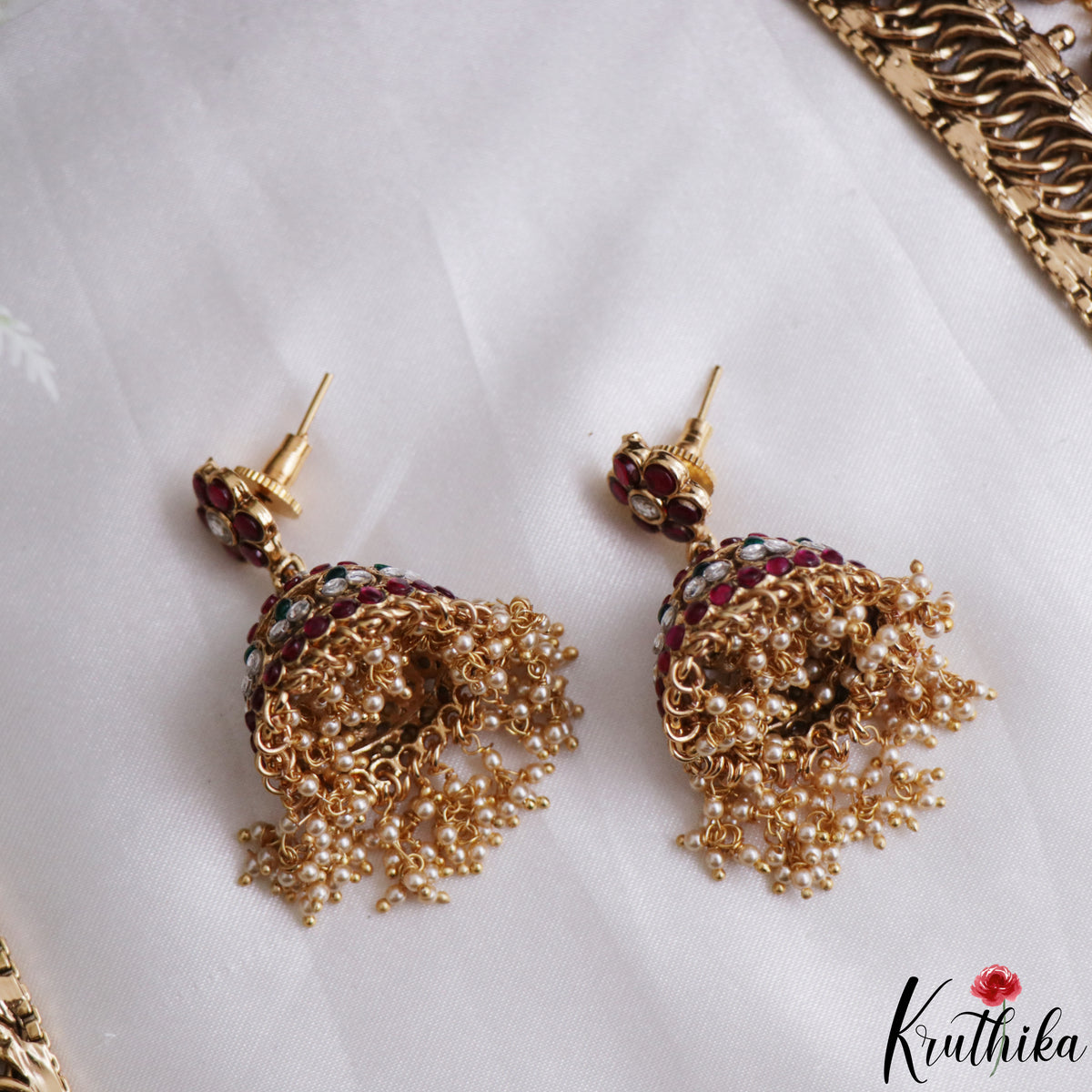 Grand Two-in-one Reversible Antique Nagas Lakshmi Motifs Jadau Haaram With Detachable Pendant LH2221