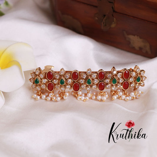 Trendy CZ Hair Clip J106