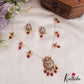 Trendy Kemp Peacock Motifs Invisible Chain With Beads Drops NC2701 (Available In 3 Colors)