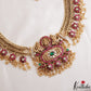 Grand Two-in-one Reversible Antique Nagas Lakshmi Motifs Jadau Haaram With Detachable Pendant LH2221