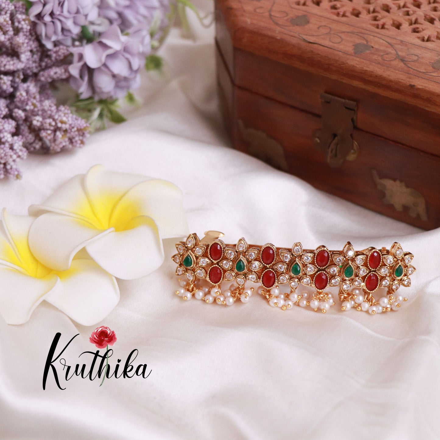 Trendy CZ Hair Clip J106