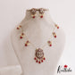 Trendy Kemp Peacock Motifs Invisible Chain With Beads Drops NC2701 (Available In 3 Colors)