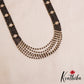 Sparkling Multi Layered crystal & Pearl statement Haaram with floral accents LH2081 (Available In 13 Colors)