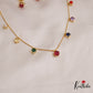 Simple Trendy CZ Necklace NC2625 (Available In 2 Colors)