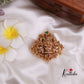 Premium Temple Jada Billa with Golden Drops J71