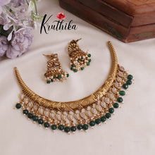 Elegant Antique Hasli Necklace Sets NC2008 (Available in 4 Colours)