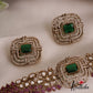 Sparkling Square Leaf Motifs AD Choker NC2736