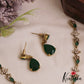 Sparkling Floral Teardrop Motifs AD Victorian Necklace NC2807 (Available In 3 Colors)