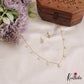 Simple Trendy CZ Necklace NC2625 (Available In 2 Colors)