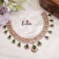 Gorgeous AD Victorian Necklace with Teardrop Pendant Drop NC2279 (Available in 4 Colors)