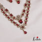Pretty Sparkling AD Victorian Necklace NC2773 (Available In 2 Colors)