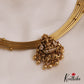 Beautiful Antique Nagas Lakshmi Motifs Hasli Chocker With Golden Bead Drops NC2753