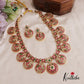Elegant Bottu Peacock Floral Motifs Jadau Haaram LH2041