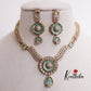 Beautiful AD Victorian Necklace with Floral Pendant Drop NC2333 (Available in 5 Colours)