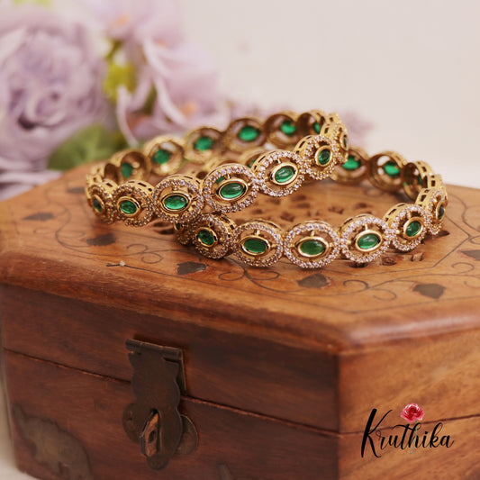 Stunning AD/Victorian Bangles B413 (Set Of 2)