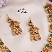 Grand Traditional Antique Pallaku Design with Emerald Necklace NC2062