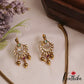Classic Leaf Floral Motifs Kemp Pendant Chain Set NC2817