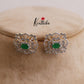 Classic CZ Sparkling Ear Studs E623 (Available in 3 Colours)