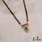 Classic Leaf Motifs Jadau Mangalsutra NC2636 (Available in 3 Colours)