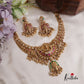 Attractive Jadau Antique Lakshmi Peacock Necklace with Beads NC2530