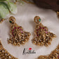 Attractive Jadau Antique Lakshmi Peacock Necklace with Beads NC2530
