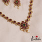 Pretty Mango Motifs Kemp Necklace With Pearl Drops NC2830