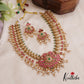 Premium Antique Peacock Guttapoosalu Jadau Necklace NC2564
