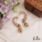 Gorgeous Peacock Teardrop Motifs AD Ear Cuff With Pearl Drops E977 (Available In 5 Colors)
