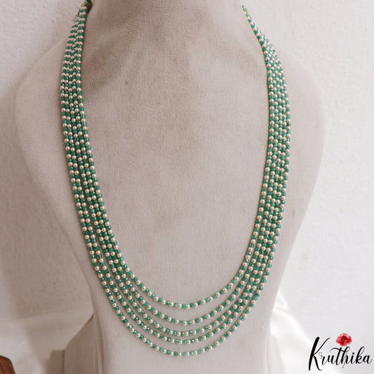 Elegant Multi Layer Pearl Bead Haaram LH2140 (Available In 5 Colors)