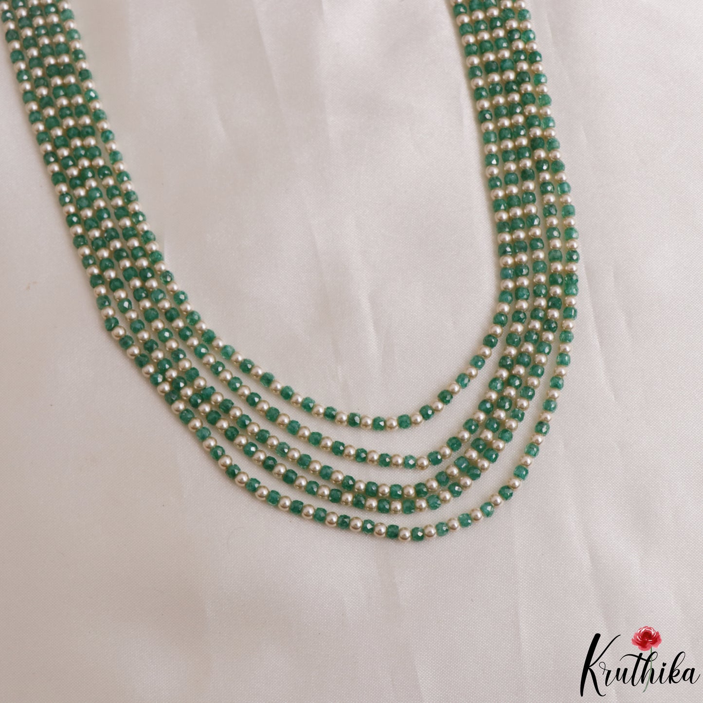 Elegant Multi Layer Pearl Bead Haaram LH2140 (Available In 5 Colors)