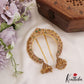 Beautiful Kemp Floral Motifs Half moon shape Jhumka Drops Jada Billa J308