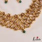Stunning Diamond-Finish Gold-Tone AD Choker NC2759