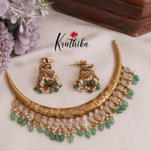 Elegant Antique Hasli Necklace Sets NC2008 (Available in 4 Colours)