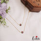Trendy Teardrop Motifs Gold-Tone Jadau Anklets A65