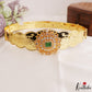 Elegant Teardrop Motifs CZ Hip Belt V395 (Size Adjustable - 20 to 32)