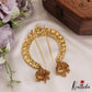 Beautiful Kemp Floral Motifs Half moon shape Jhumka Drops Jada Billa J308