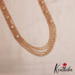 Sparkling Multi Layered crystal & Pearl statement Haaram with floral accents LH2081 (Available In 13 Colors)