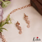 Sparkling Floral Motifs Gold-Tone AD Necklace NC2867 (Available In 2 Colors)