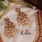 Premium Floral Peacock Kundan Guttapoosalu Jadau Necklace NC2561