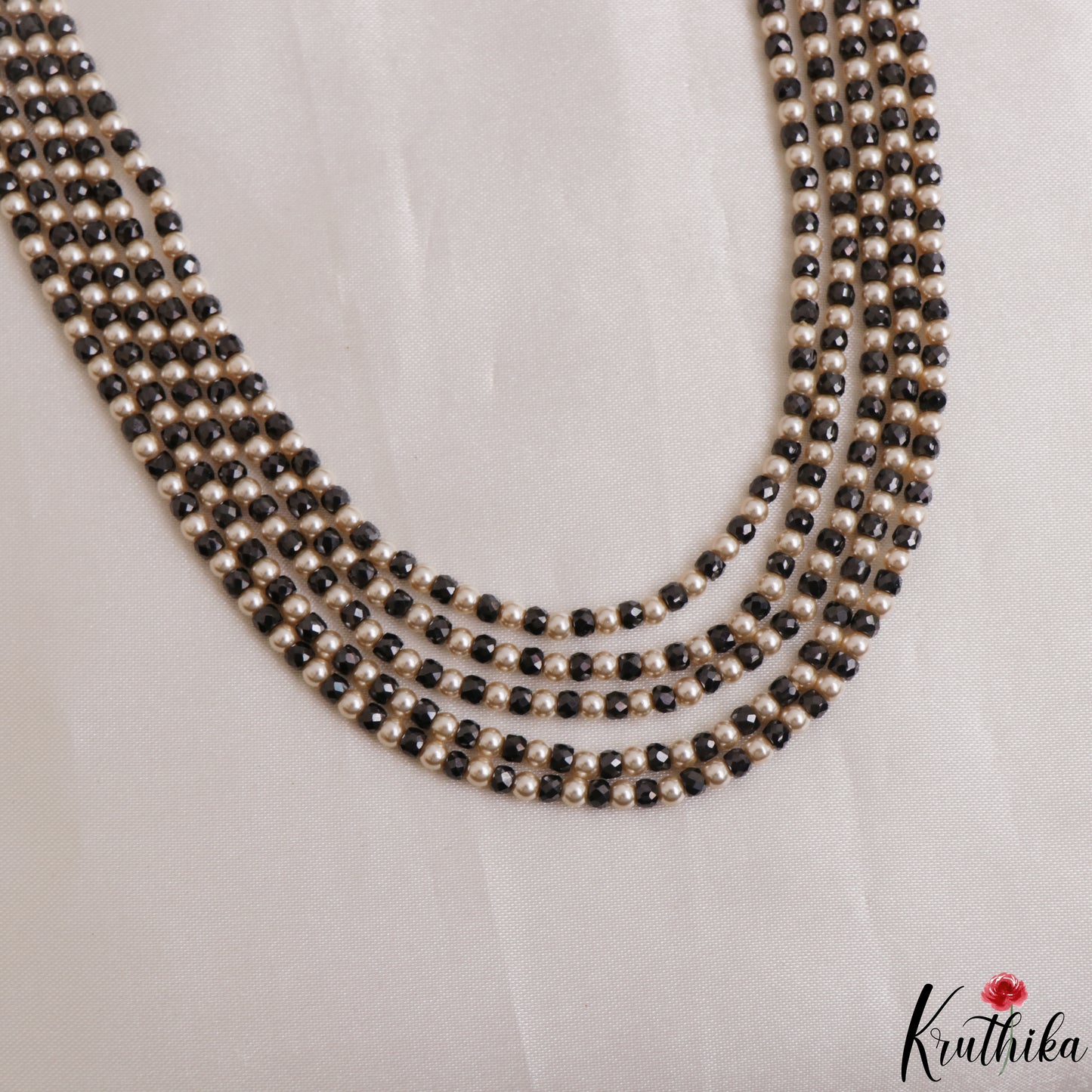 Elegant Multi Layer Pearl Bead Haaram LH2140 (Available In 5 Colors)