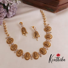 Beautiful Temple Lakshmi Necklace Set NC2012