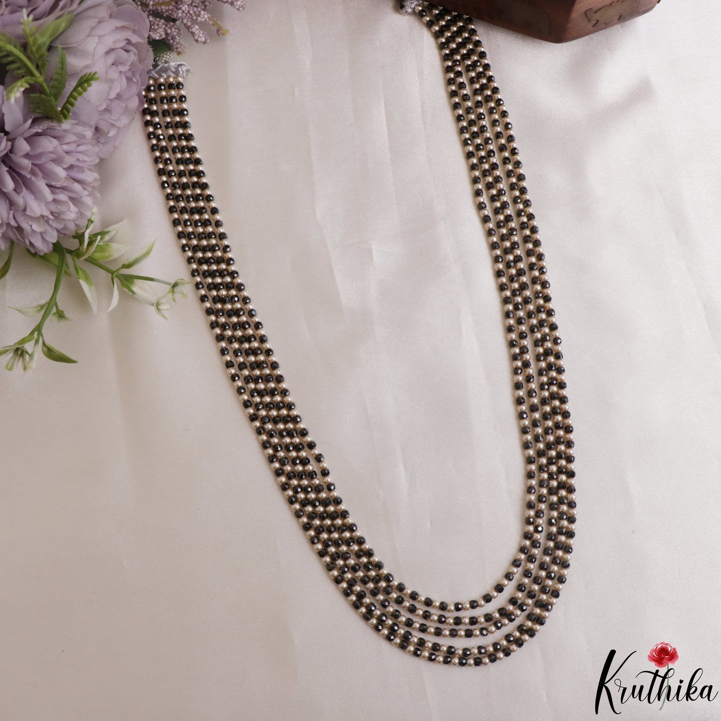 Elegant Multi Layer Pearl Bead Haaram LH2140 (Available In 5 Colors)