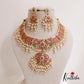 Gorgeous Peacock Floral Kundan Guttapoosalu Jadau Necklace NC2562