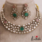 Gorgeous Geometric Motifs Mossanaite Choker NC2837 (Available In 2 colors)