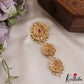 Elegant Antique Floral Motifs Jada Billa With Pearl Drops J310