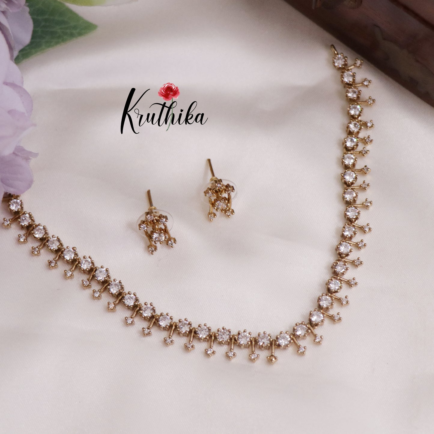 Simple Trendy AD Necklace NC2266